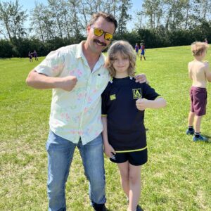 Shspect Luke Charles Simonson and his daughter